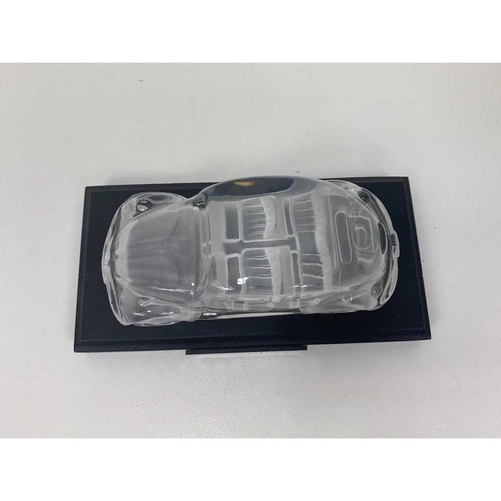 VW Beetle Magic Cristal 24% Lead Crystal Nachtmann West Germany With Base Glass‎